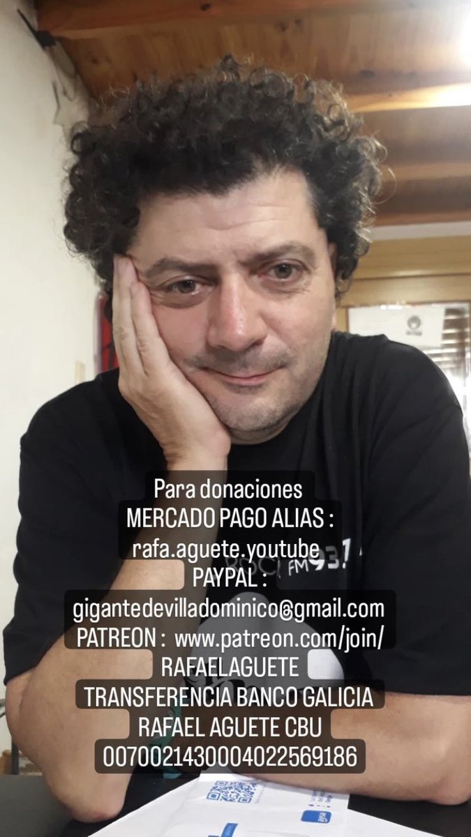 ¿Le damos una mano a <a href="/rafadominico/">Jorge Rafael Aguete</a> para que pueda arreglar el techo de su casa y se compre un calefón? 
Soy tu Maratea, Rafita.