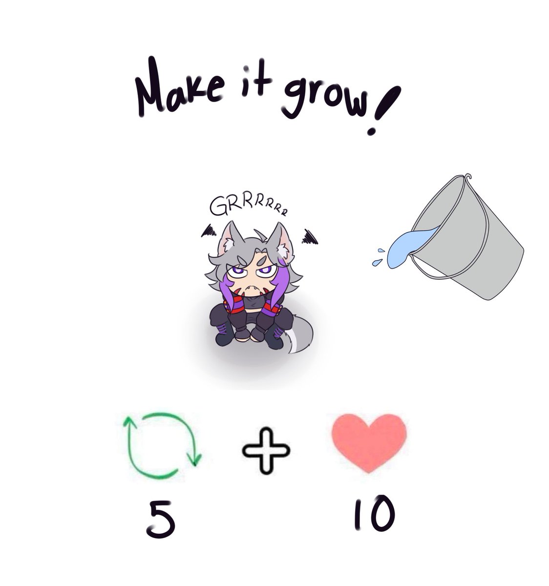 Can you help me to grow it? 🐺

#ESVtuber #art #Vtuber