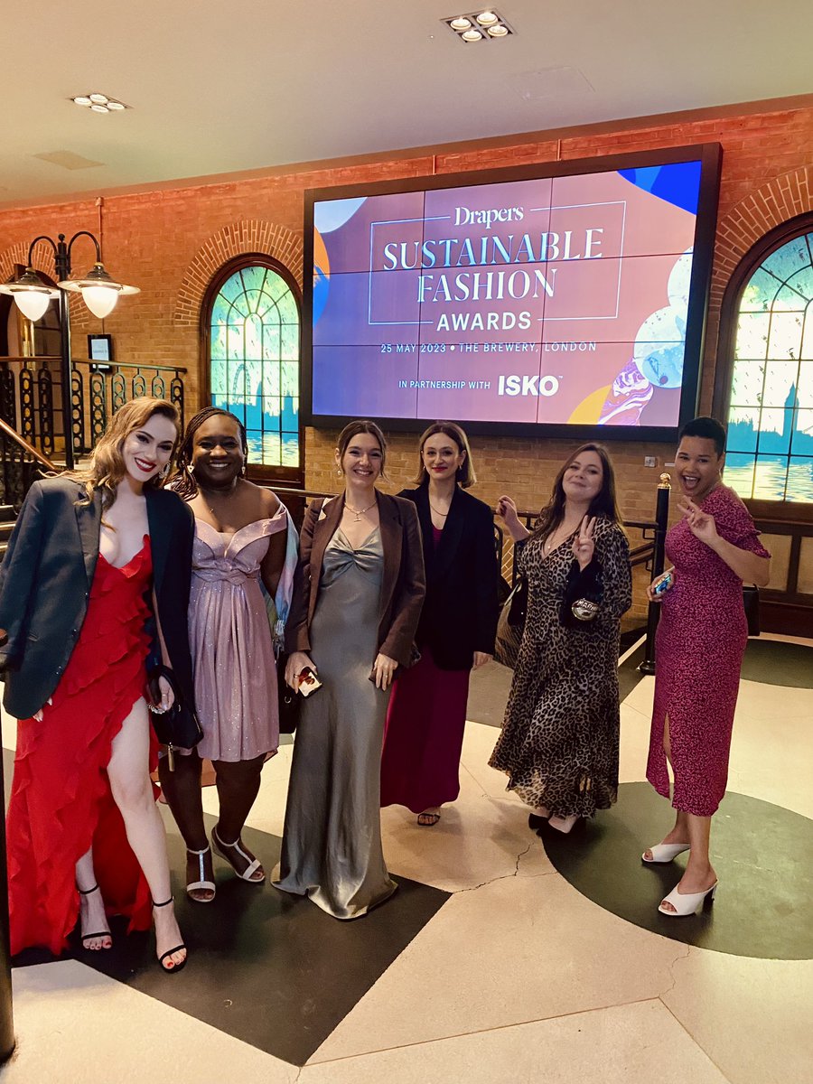 We’re incredibly honoured to have received Highly Commended in the Ones To Watch category at the <a href="/Drapers/">Drapers</a> Sustainable Fashion Awards ♥️