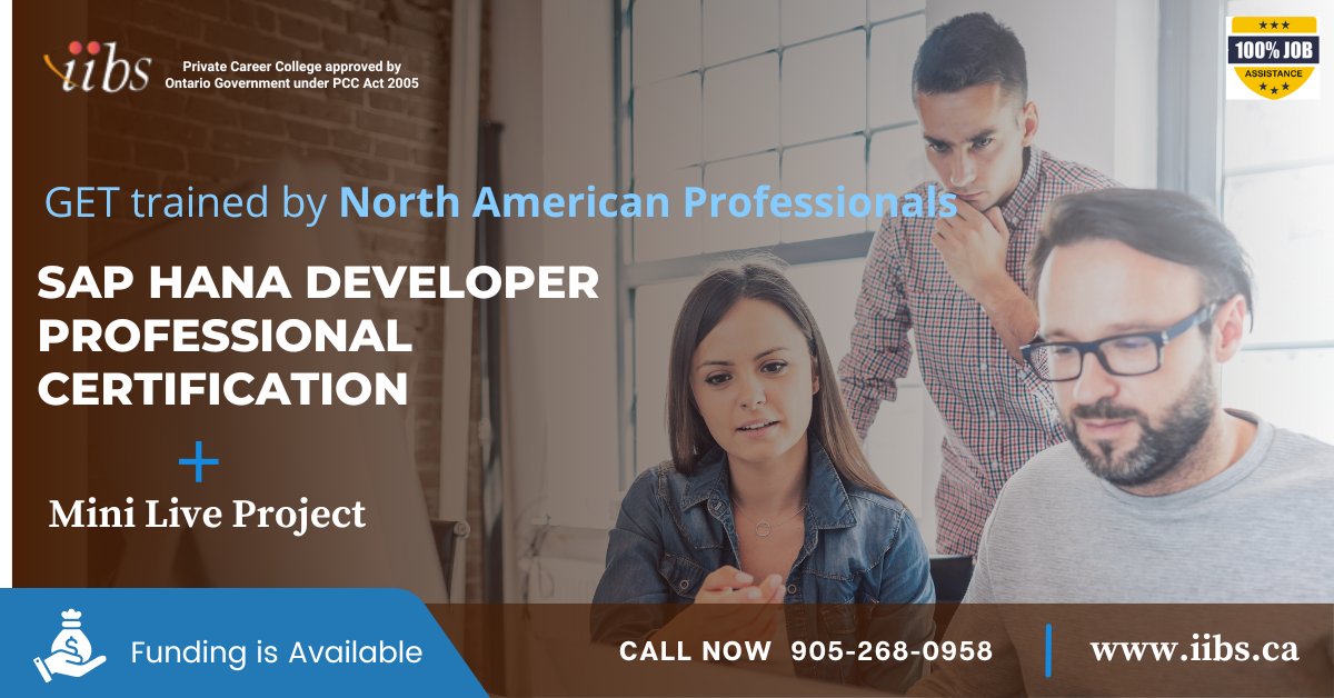 sap_trainings's tweet image. SAP S/4HANA –

Batch Starting Date: JUN 03, 2023-Call now at 905-268-0958

Government   Funding is Available.
Call us at   905-268-0958 or email at info@iibs.ca