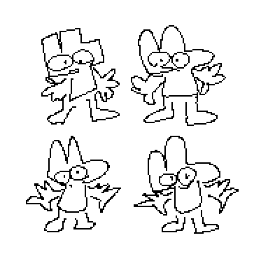 buggybytes's tweet image. 4 little men