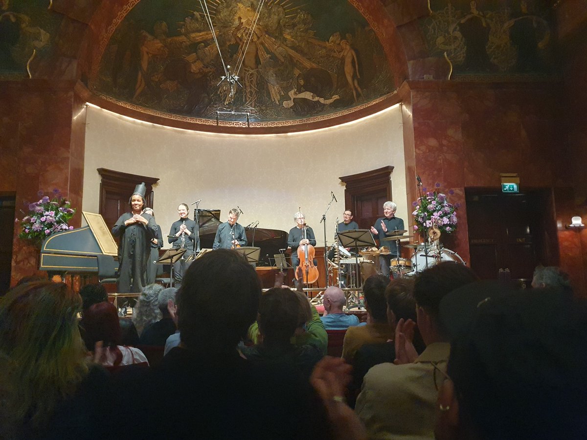 Blown away by the incredible @ElaineMitchener and <a href="/house_apartment/">Apartment House</a> tonight at the <a href="/wigmore_hall/">Wigmore Hall</a>.