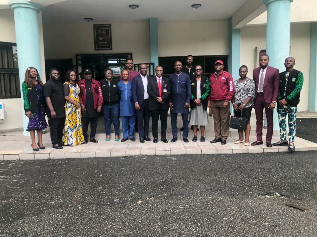 psndsarc's tweet photo. Collaborative visit the Faculty of Pharmaceutical Sciences, UNIPORT; the National Drug Law Enforcement Agency, NDLEA, the Pharmaceutical Society of Nigeria, Rivers; and the Drug and Sunday Reduction Committee (DSARC) to the Vice Chancellor of the University of Port Harcourt. https://t.co/KGa9WaEi7m