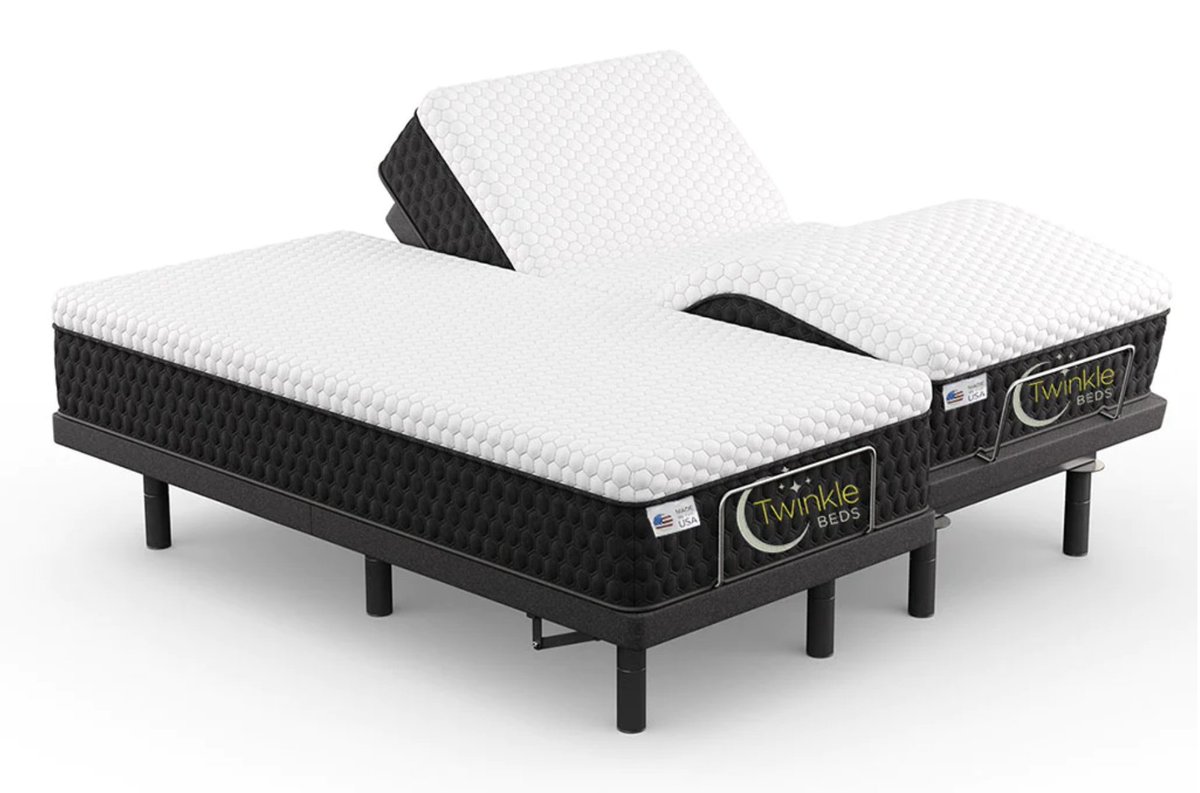 Are you looking to level up your sleep? Our adjustable bases are zero gravity and anti snore with multiple massage modes. Visit our website to learn more. rebrand.ly/TwinkleBeds
