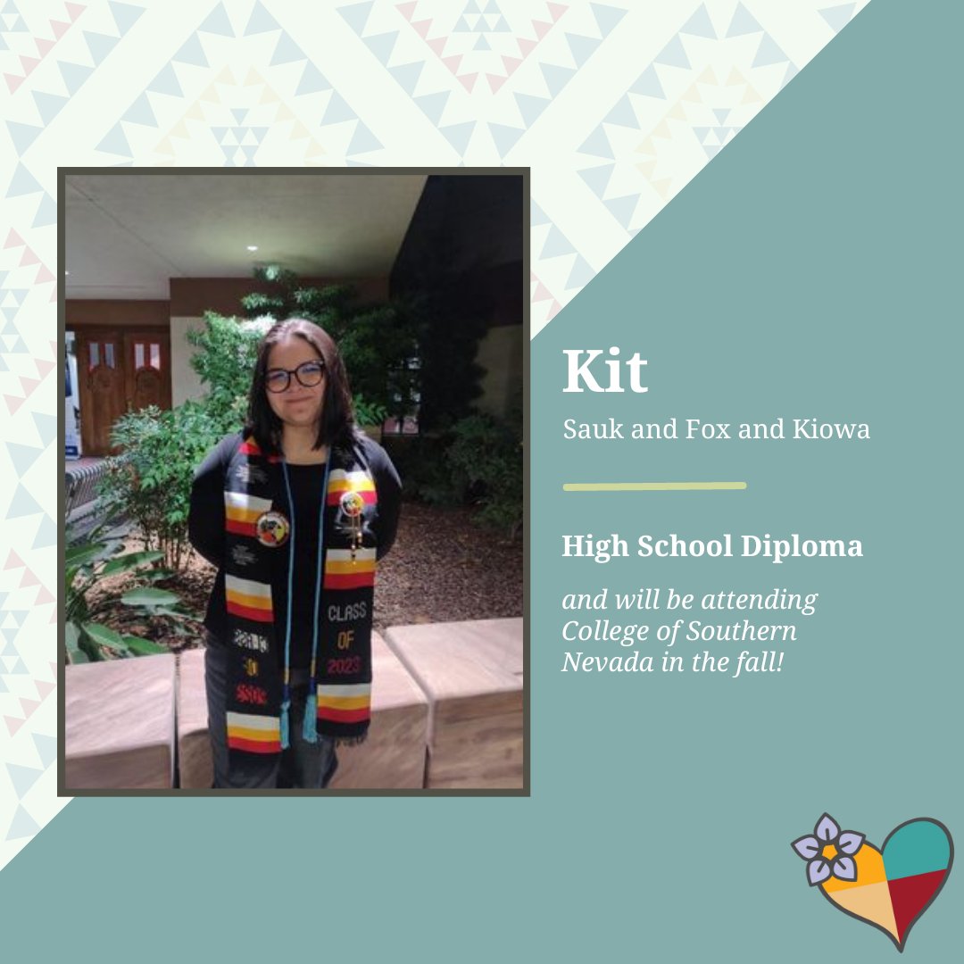 NativeWYSE's tweet image. Round 4 of our celebration of #nativegraduates.🎓 We are so proud and excited to share these amazing students and their accomplishments! 💛

Join us in congratulating them on their success 👏 👏 👏

#NativeWYSE #Classof2023 #NativeExcellence