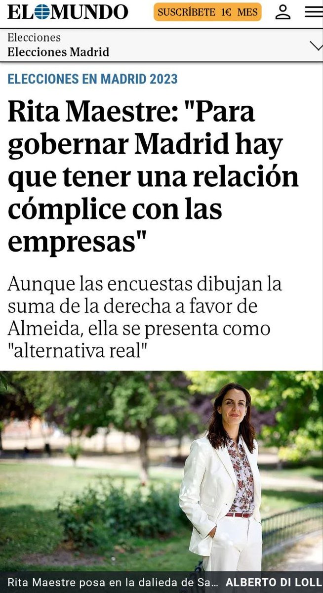 Ese fue el problema por el que decidieron cargarse Ahora Madrid.
Algunos pensamos que para gobernar Madrid no hay que tener una relación cómplice con empresas que vampirizan los presupuestos públicos y perpetran pelotazos urbanísticos.
Mejor con la mayoría social y los barrios😉