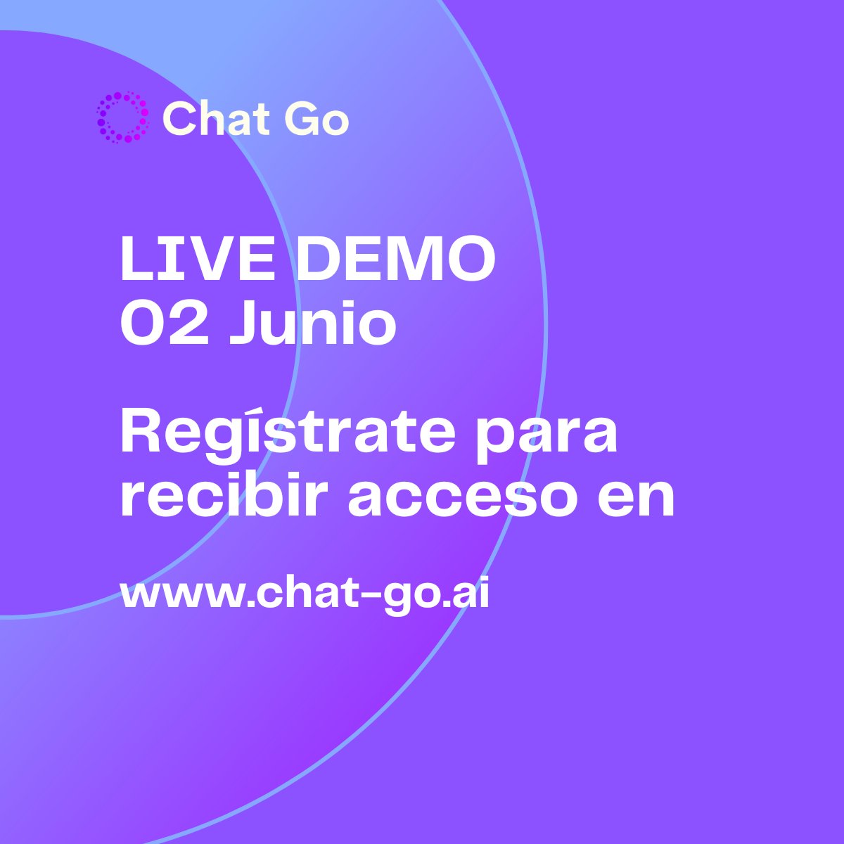 chatgoai's tweet photo. ¿Quien dijo YO para el Live Demo?
Regístrate en: https://t.co/m20BdJDJst https://t.co/LGxhpLbj8Q