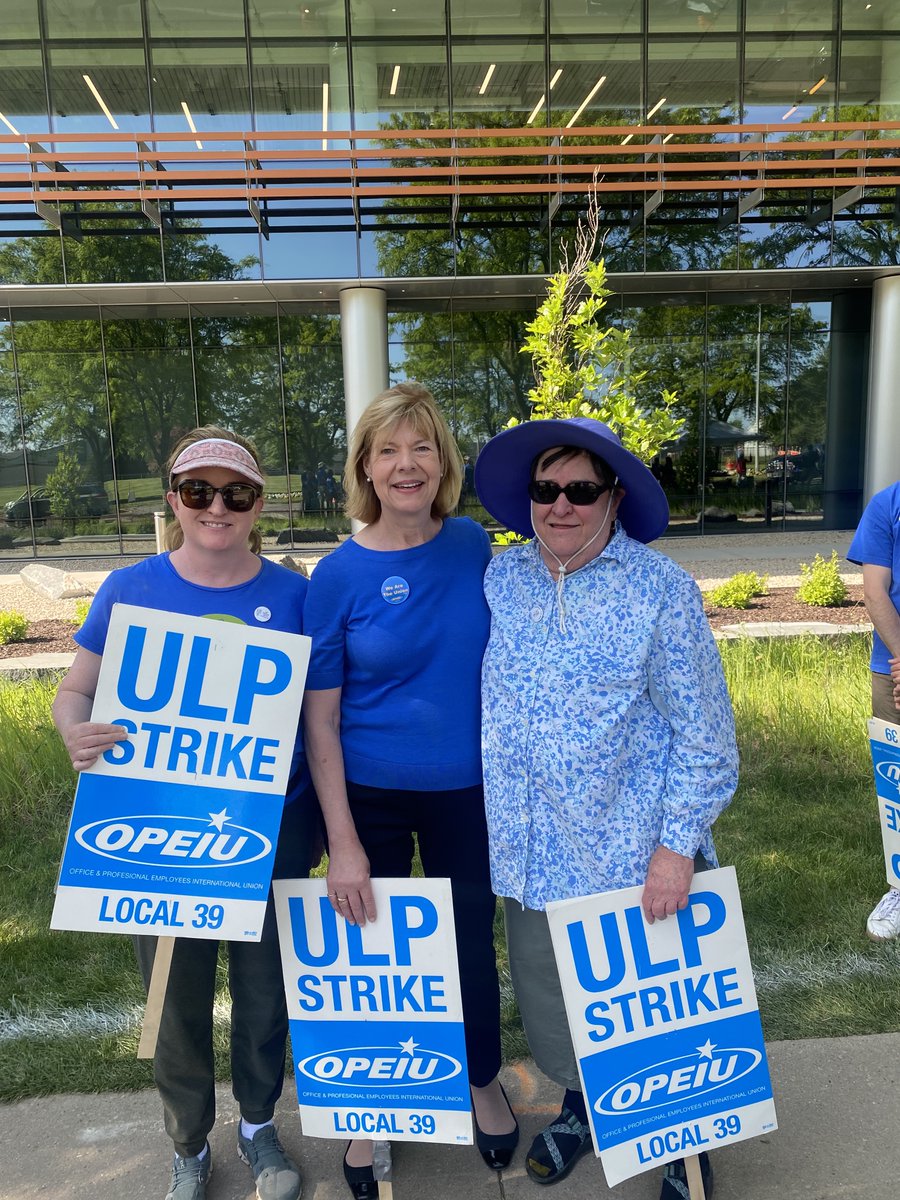 Tammy Baldwin on Twitter "I'm proud to stand with OPEIU39 as they