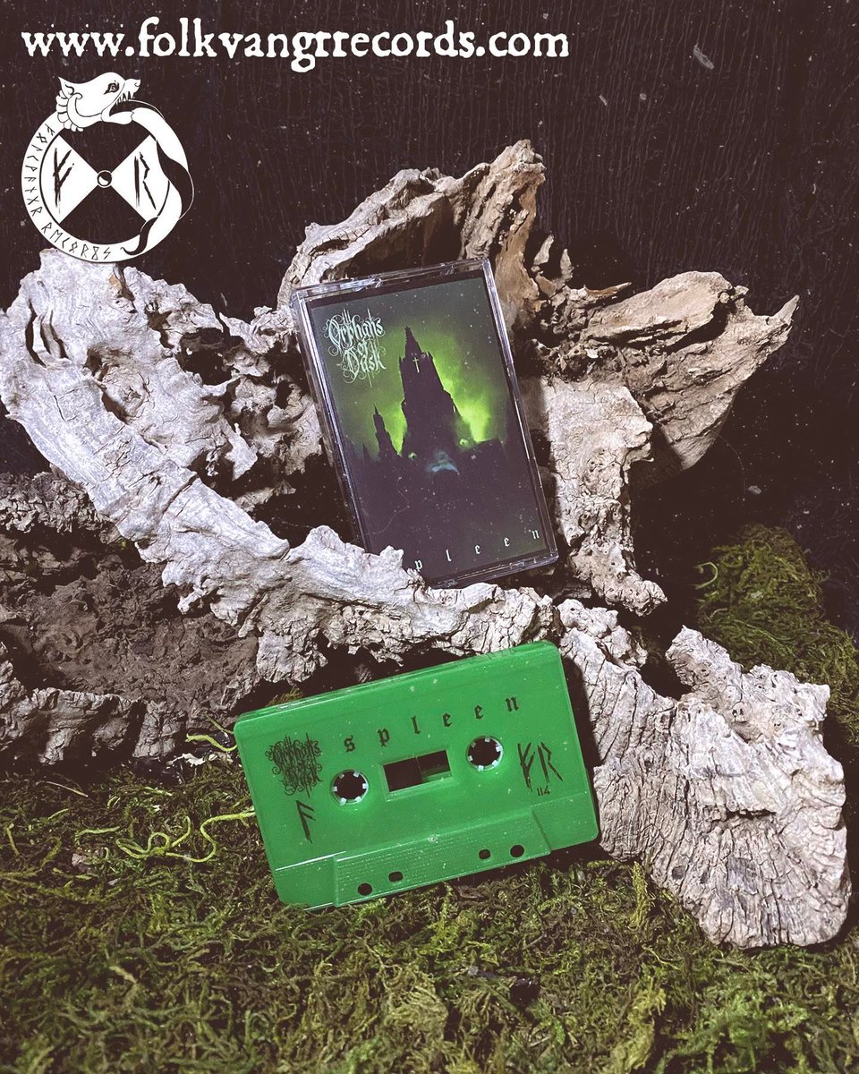 orphansofdusk's tweet photo. Orphans of New Zealand &amp; Australia, get your limited edition slime green ‘Spleen’ cassette here https://t.co/dGcrRFh82P

Overseas orphans, get yours here https://t.co/yrrZpf1jZ5

Thank you Fólkvangr Records for creating such a sexy bunch of cassettes… the underground lives on 🦇 https://t.co/Y7ThiRNugy