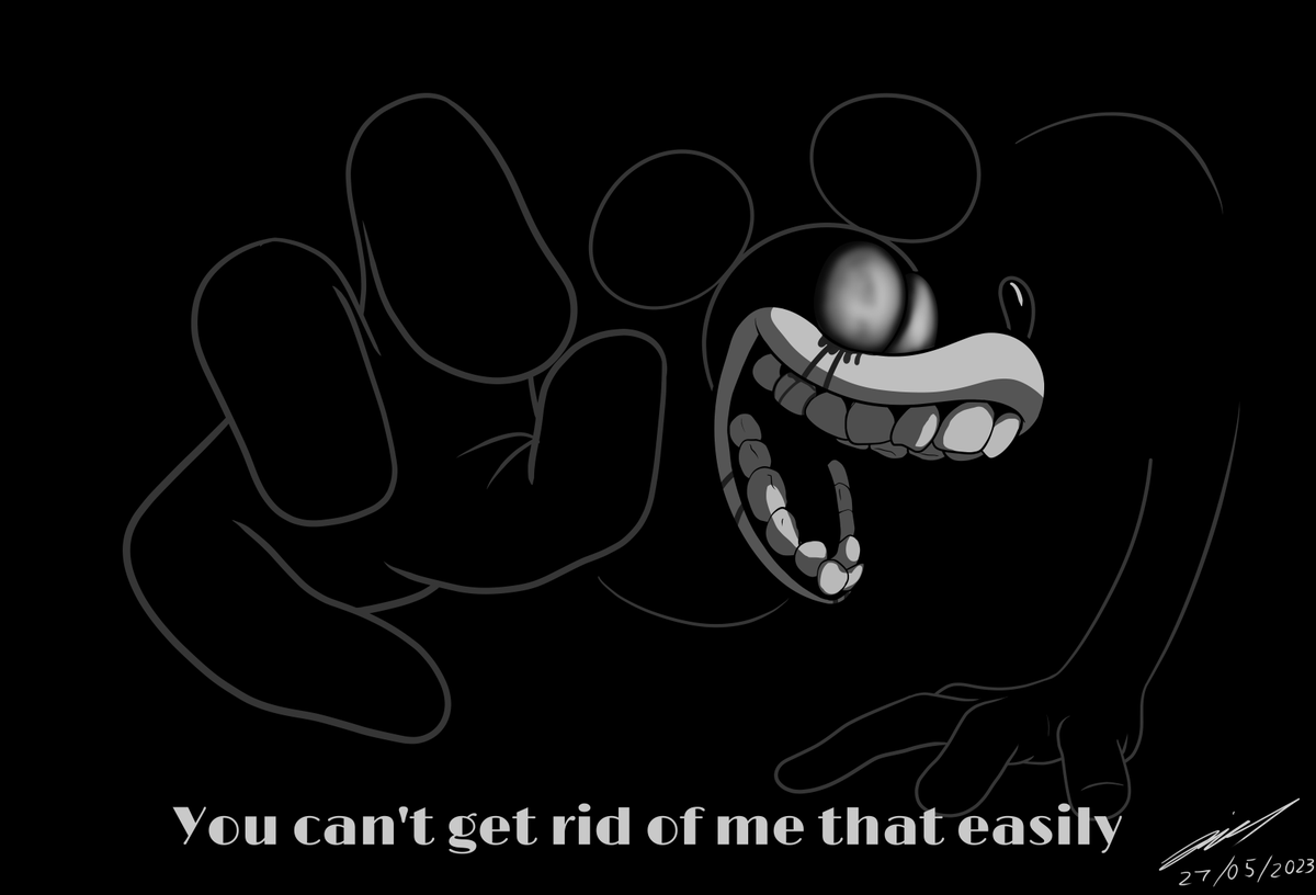 DementedHD's tweet photo. So question for y'all. Who have you remembers this boy? Thought I'd do a little drawing to start welcoming back. And remember...
SUFFERING IS ETERNAL
#eternalmouse #eternalmousesweep #eternalsweep #suicidemouse #creepypasta https://t.co/ip2EldGeBC