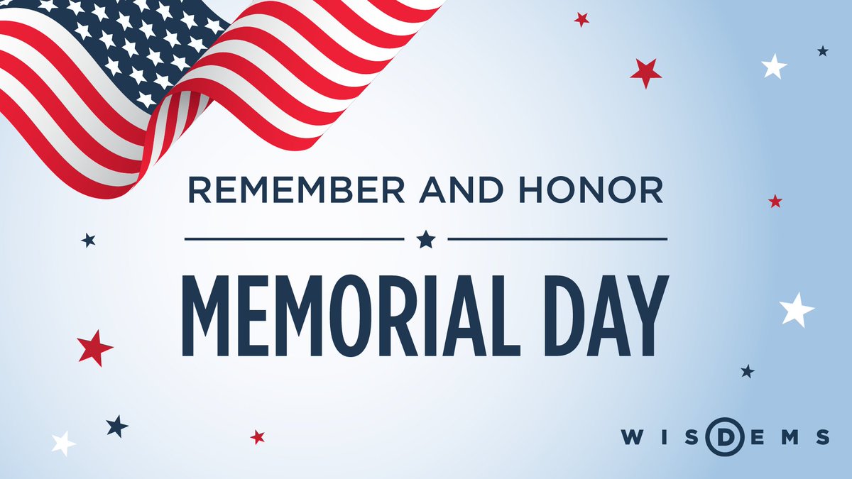 WisDems's tweet photo. On #MemorialDay we uplift and honor those who made the ultimate sacrifice. Thank you to those who fought to preserve our freedom and democracy. https://t.co/X2Ohet8yr7