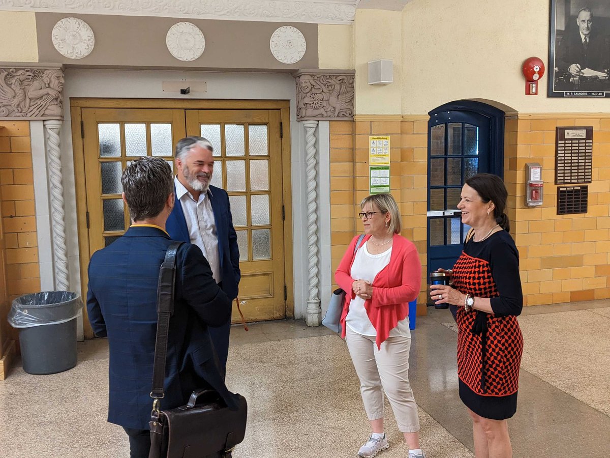 Stephanie Bowman (@stephaniebowman) on Twitter photo Thank you <a href="/rchernoslin/">Rachel Chernos Lin</a> & <a href="/RonFelsen/">Roni Felsen</a> for taking me on a tour of NSS for Bring Your MPP to School Day. Great to spend time with students & talk about the role of MPPs, school trustees, & issues facing our community.
Thanks <a href="/PrincipalNSS/">Adam Marshall</a>, staff, and students for welcoming us! Thank you <a href="/rchernoslin/">Rachel Chernos Lin</a> & <a href="/RonFelsen/">Roni Felsen</a> for taking me on a tour of NSS for Bring Your MPP to School Day. Great to spend time with students & talk about the role of MPPs, school trustees, & issues facing our community.
Thanks <a href="/PrincipalNSS/">Adam Marshall</a>, staff, and students for welcoming us!