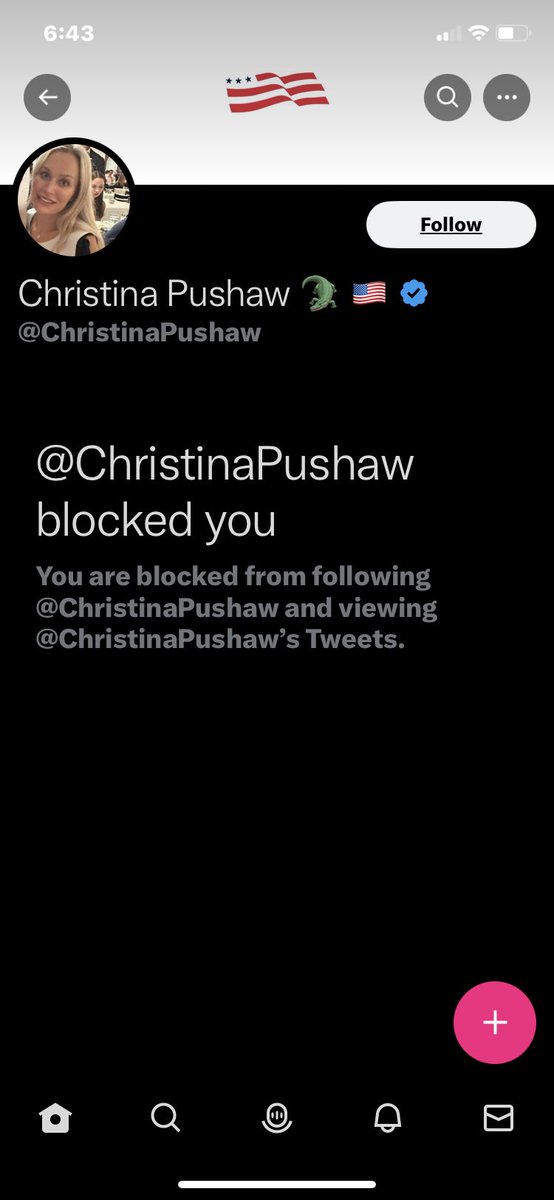 @GavinWax @ChristinaPushaw Apparently, she’s a coward.