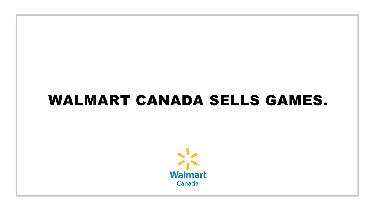 Walmart Canada Gaming on Twitter "We have one too"