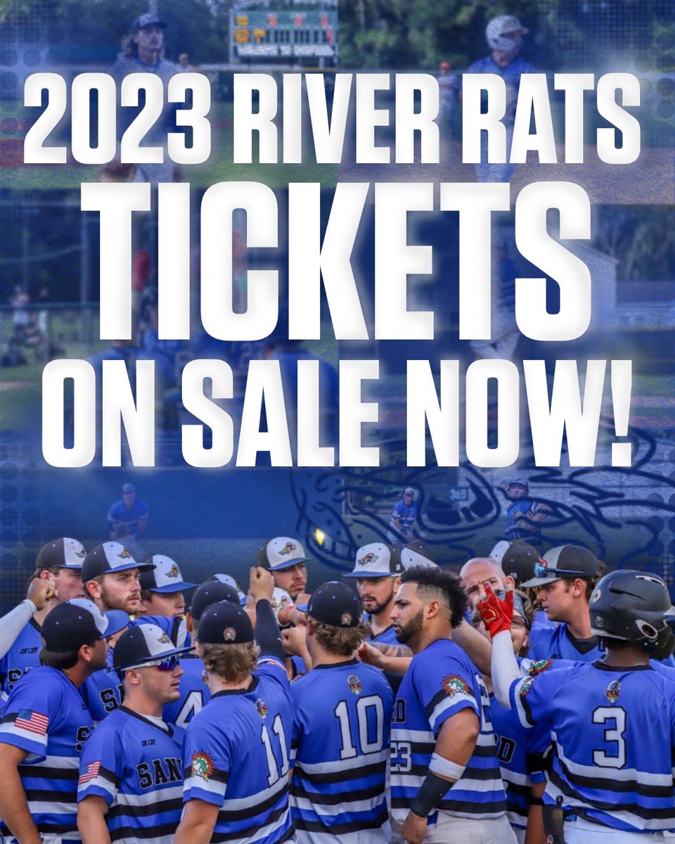 HEY RATS FANS! 🐀🎟️

The time is now to get your tickets for opening day and the rest of all the rats action this summer! 

🔗 bit.ly/ratstickets