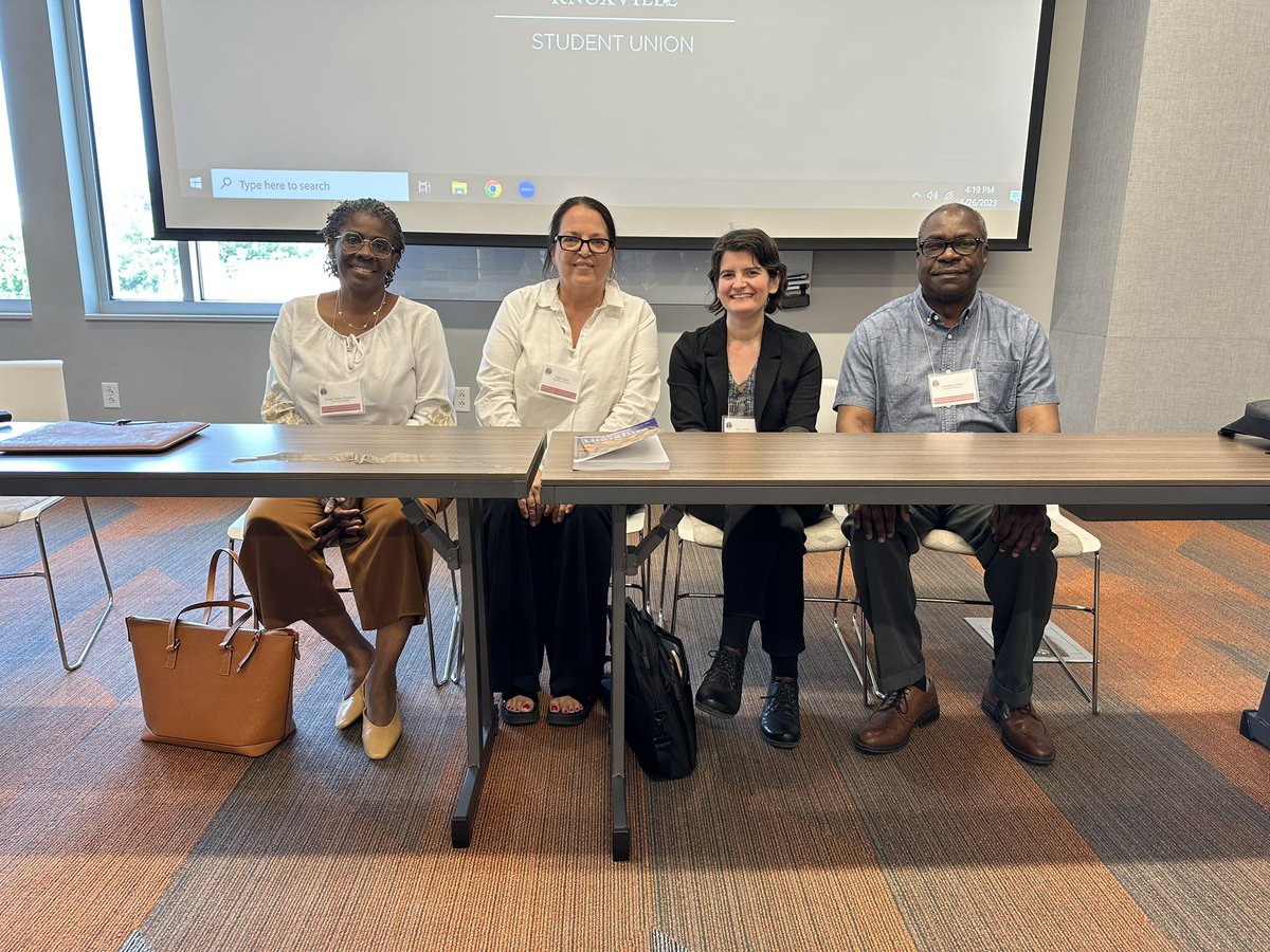 Panelists at different stages of production and critical engagement organizing special issues for JALA shared their experiences and advice for those who would like to make a compelling proposal for our journal. #ALA2023