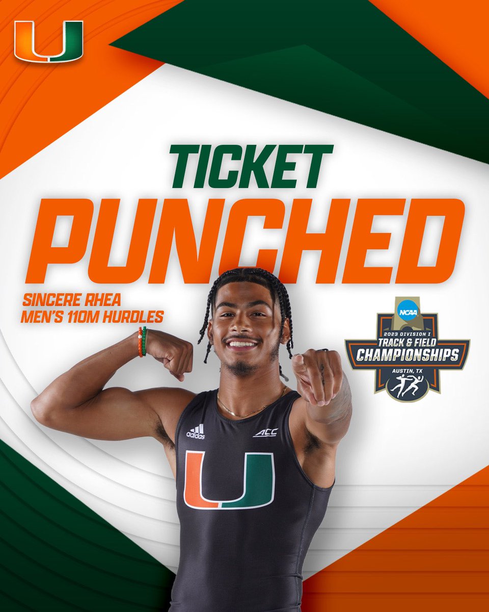 Miami Hurricanes Track & Field/Cross Country tweet media