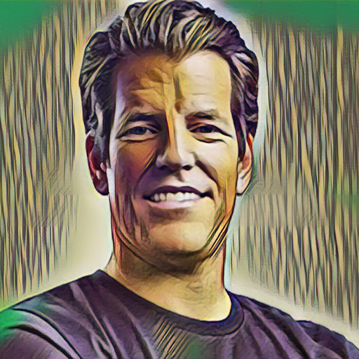 Tyler Winklevoss _ Mellow 
From the TITANS OF CRYPTO collection.
Collection of 1000 images sold out.
opensea.io/collection/tit…
#Art #NFT #DigitalArt #AIArt