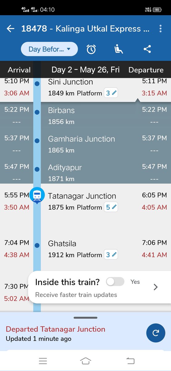 iamSam619's tweet photo. On one hand goverment is facilitating with vandebharat to some while others are still compelled to suffer in trains which runs 9-10 hours late from there schedule.
Who is answerable? 
Is our time not valuable? 
#18478 #kalingautkalexpress #Railways @AshwiniVaishnaw @PMOIndia https://t.co/pdCmUxWrWp