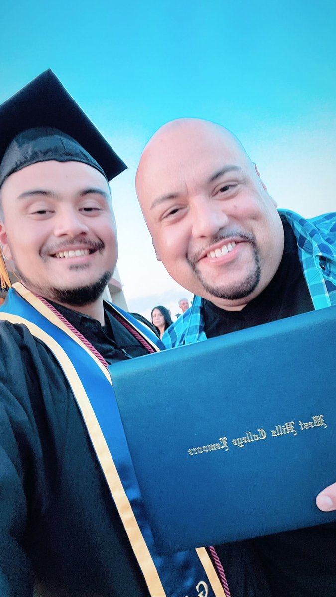 TommyGodlove's tweet photo. Couldn’t be happier for my son @browhosajay for graduating @WHCLemoore yesterday with his college degree!! Next stop Fresno State baby!! #collegegrad #EnjoyThat 👍 https://t.co/irE9wGCtUF