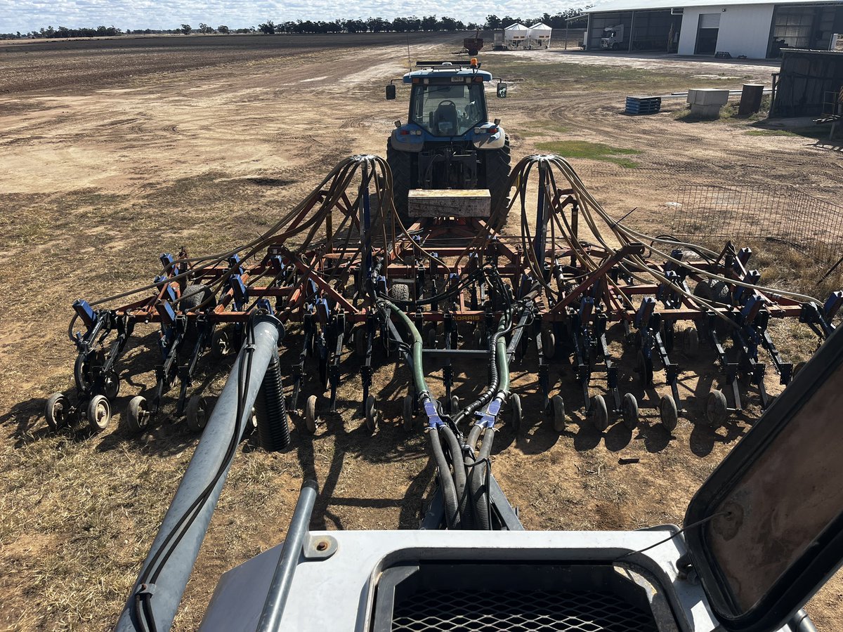 JoshDriver9's tweet photo. Sowing season coming to a close for both trials and commercial, it’s been a challenging year so far but here’s to the next chapter of the year! https://t.co/5c5nhplfCB