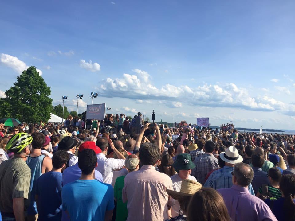 JamesHaslamVT's tweet photo. To say the least, these past 8 years have been memorable since @BernieSanders launched his first campaign for President at the Burlington waterfront #keeporganizing https://t.co/ItD7bU7IMq