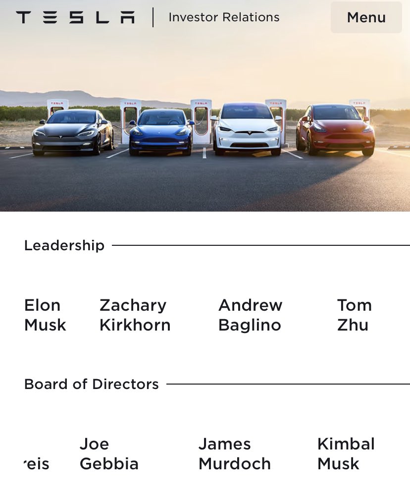 SaveLibertyUS's tweet photo. Did you know that James Murdoch is on the Tesla Board? What a coincidence that his father backs Ron DeSantis and that Elon Musk hosted his announcement.
#DeSantisfiles https://t.co/s19nB9VzZK