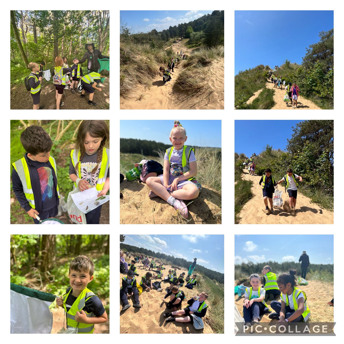 What day today @Year3Garston scavenger hunt then sand dune climbing. Hope you all enjoyed the day ☀️@GarstonCE  @RainbowEduMAT