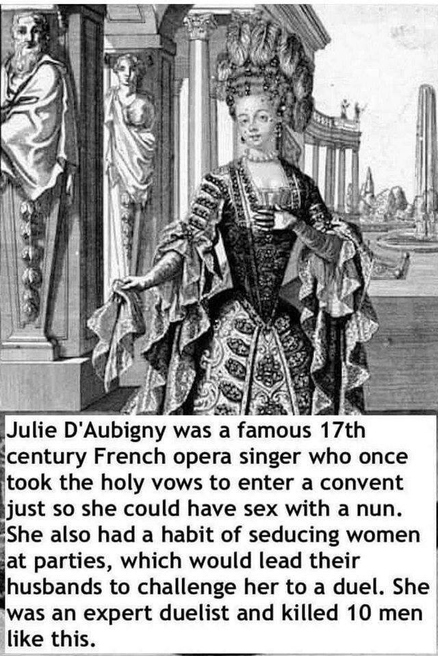 Really need a Sofia Coppola Marie Antoinette styled movie about Julie d'Aubigny ASAP.