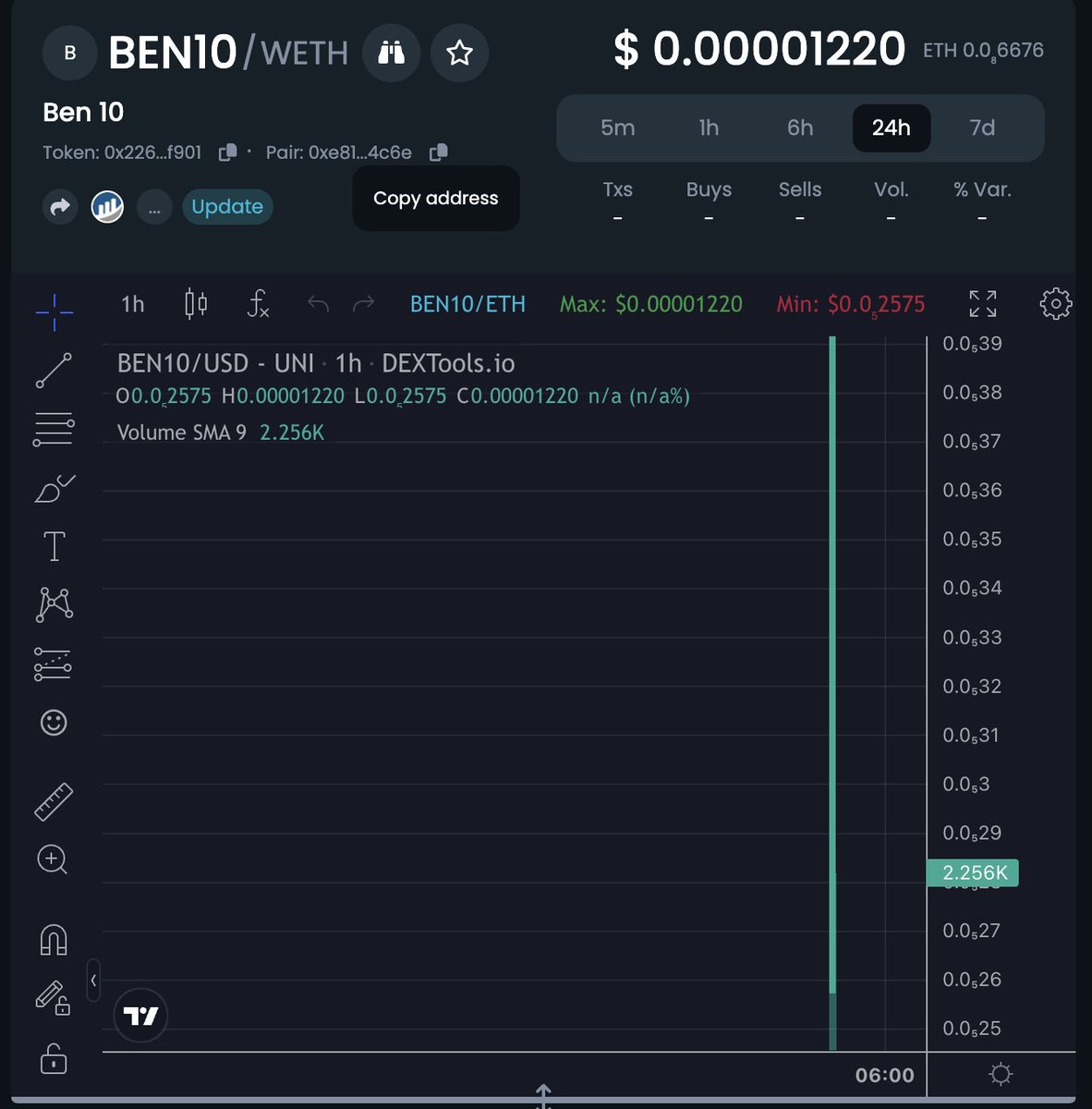 Ben10ERC20's tweet photo. BEN 10 IS LIVE!

Ready to transform to the next biggest thing?

https://t.co/Au8PUpxsZw

#Memecoin https://t.co/CiUZohtlgD
