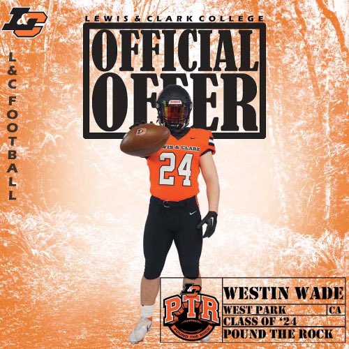 westin_wade's tweet photo. Thank you coach @JoeBushman5 for meeting with me earlier this month and giving me my first official offer in person. 
 #PTR #BGR8
@LCPiosFB @CoachTenner @FBCoachDreyer @fitlifeofdt @DBSelect13 @IAmTDowns @coachmhanan @WP_PantherFB https://t.co/m1UGkZr6Ay