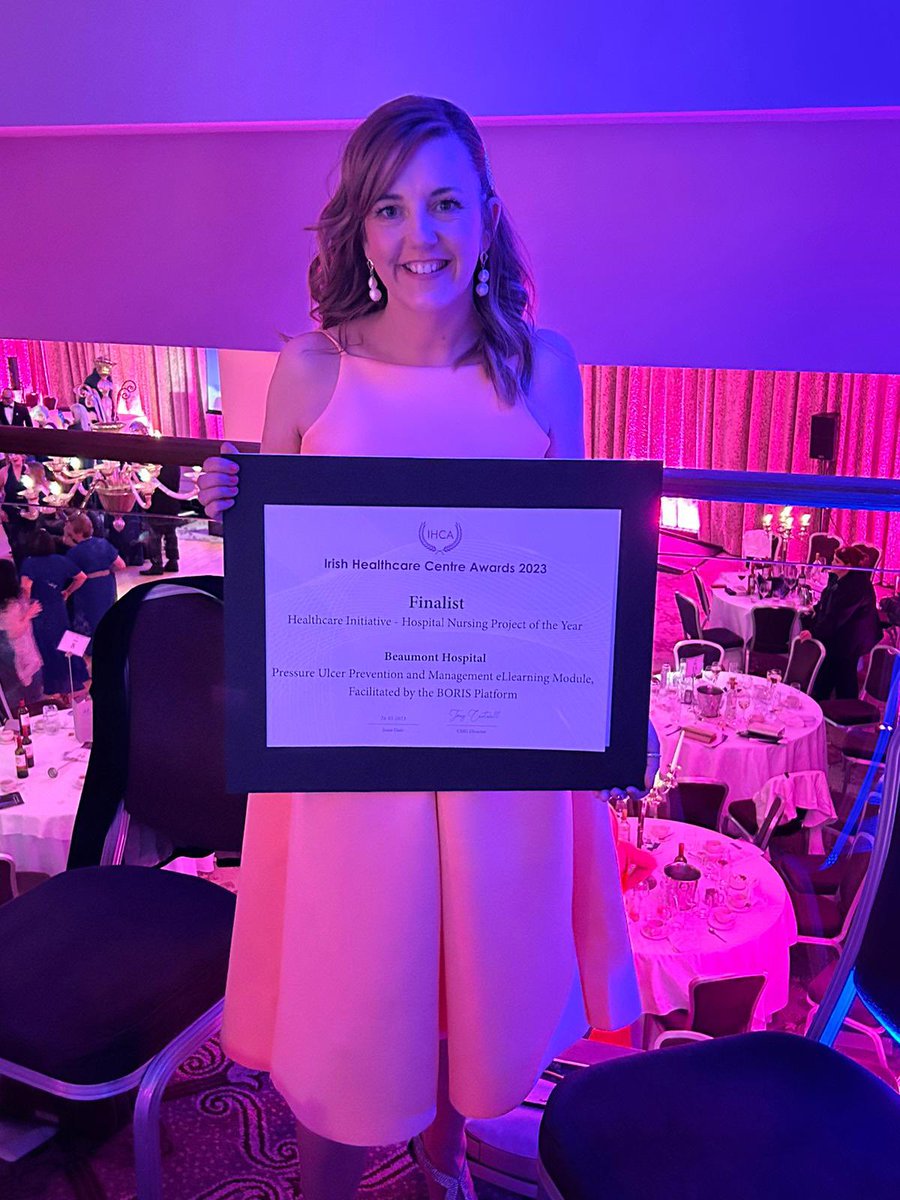 <a href="/Beaumont_Dublin/">Beaumont Hospital</a> our amazing Tissue Viability CNS Ms. Kelly Anne O’ Callaghan finalist at tonight’s Irish Healthcare Centre Awards. Fabulous achievement for such a dedicated and passionate Tissue Viability CNS. <a href="/RCSI_Nursing/">nursing@rcsi.ie</a> <a href="/RCSI_FacNurMid/">RCSI Faculty of Nursing & Midwifery</a> <a href="/KellyanneOcall2/">Kelly-anne Ocallaghan</a>
