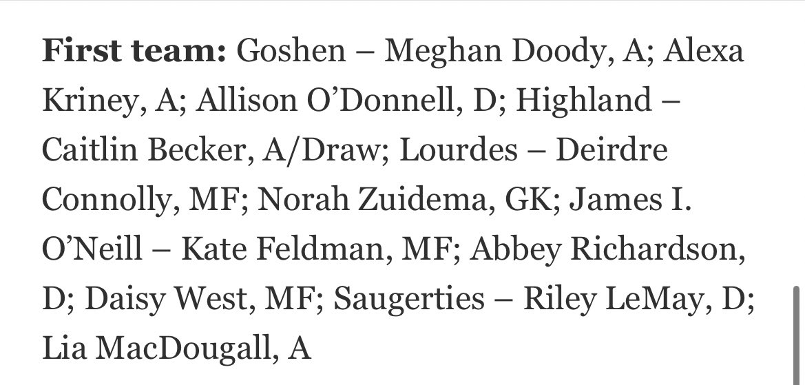 Section 9: first team 2023