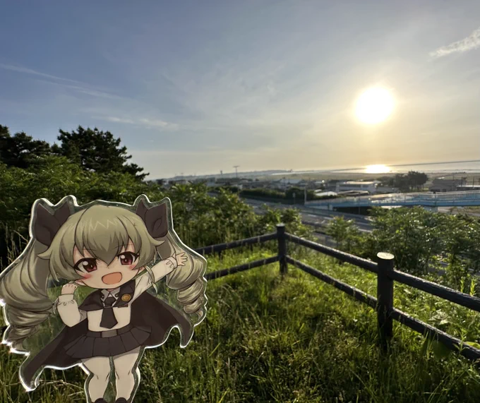 大洗をアピールしてくれる姐さん