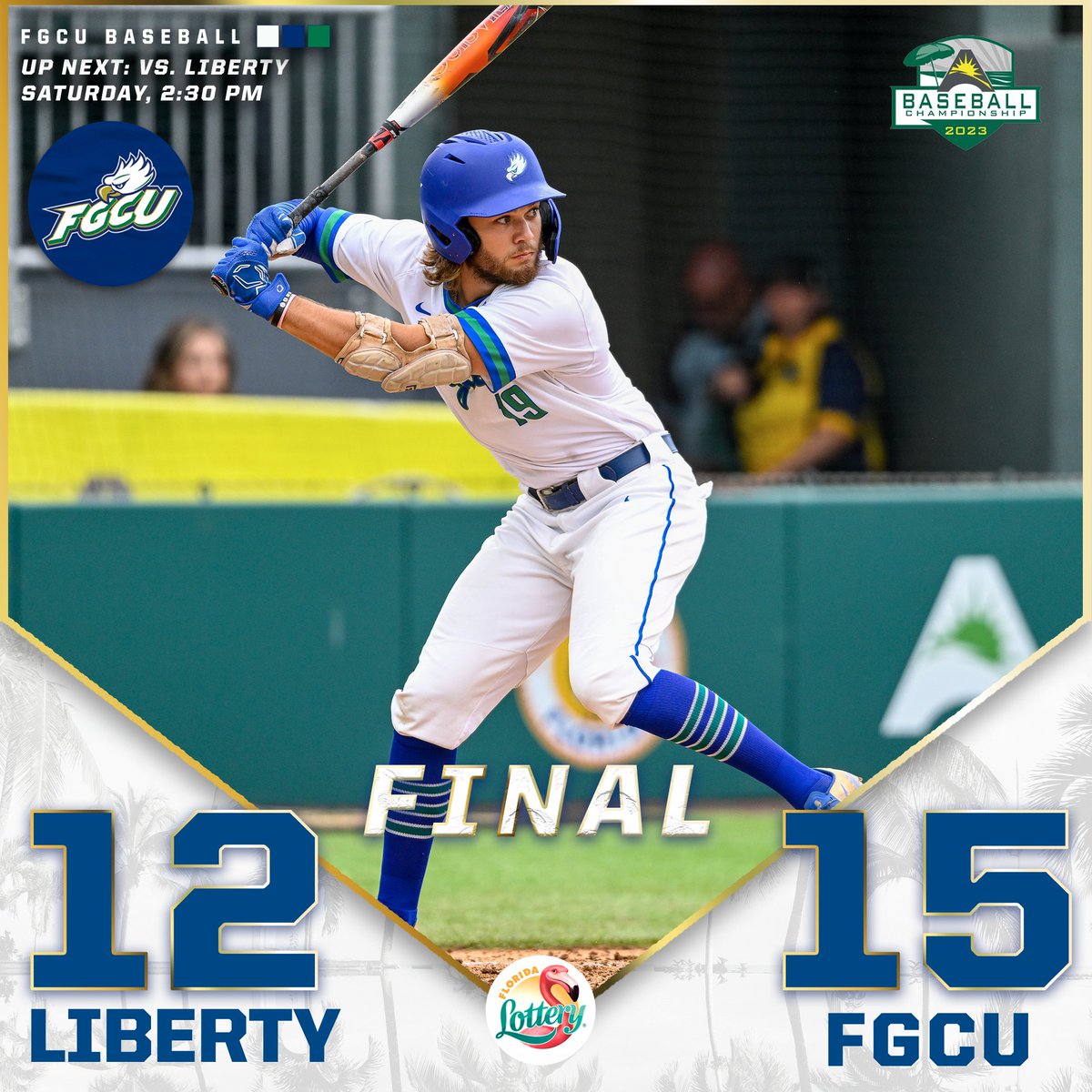 FGCU_Baseball's tweet photo. 3-0 in pool play is good, right?

#WeKnow #WingsUp #DingerCity https://t.co/D18OYFdqKZ