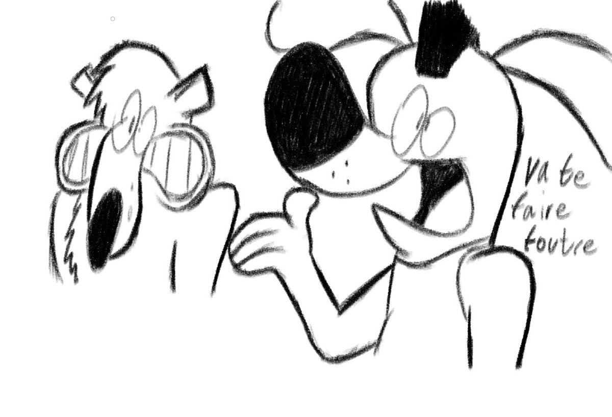 Bohbot2002's tweet photo. translate dat to engilsh
#characterdesign #characterart #characterillustration #traditionalart #CartoonArt #illustration #artwork #oc #owncharacter #cartoondog #Dog #Anthro #anthroart #digitalart #digitalillustration #digitalsketch #rat #cartoonrat #cartoonmouse #mouse #french https://t.co/5PUeCnBQuH