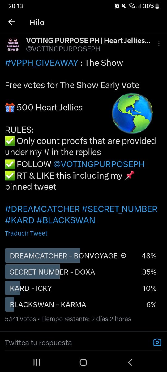 @VOTINGPURPOSEPH #VPPH_GIVEAWAY #DREAMCATCHER