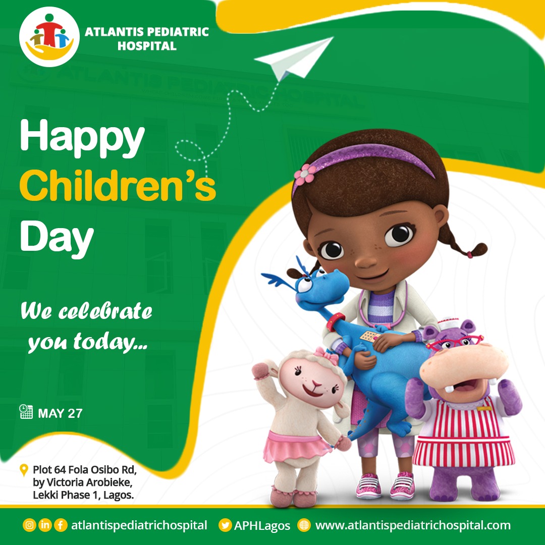 APHLagos's tweet photo. Happy Children's Day to our esteemed friends. You are the reason why we exist and we just cannot hold back to tell you how precious you are to us and the world. #happychildrensday https://t.co/PEWxdXzqmC