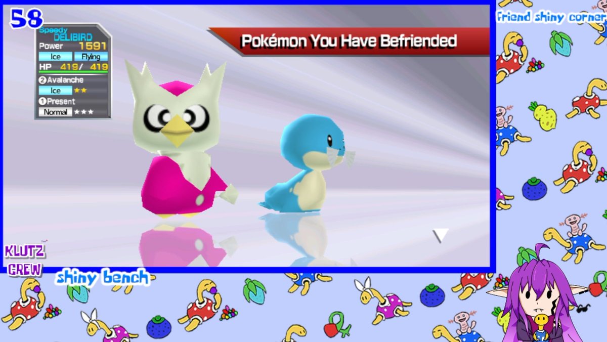 MlrandomV's tweet photo. ending day one of #RumbleWeekend with 5 shinies. most were dupes but got 2 new ones https://t.co/nNhPc0SZHx