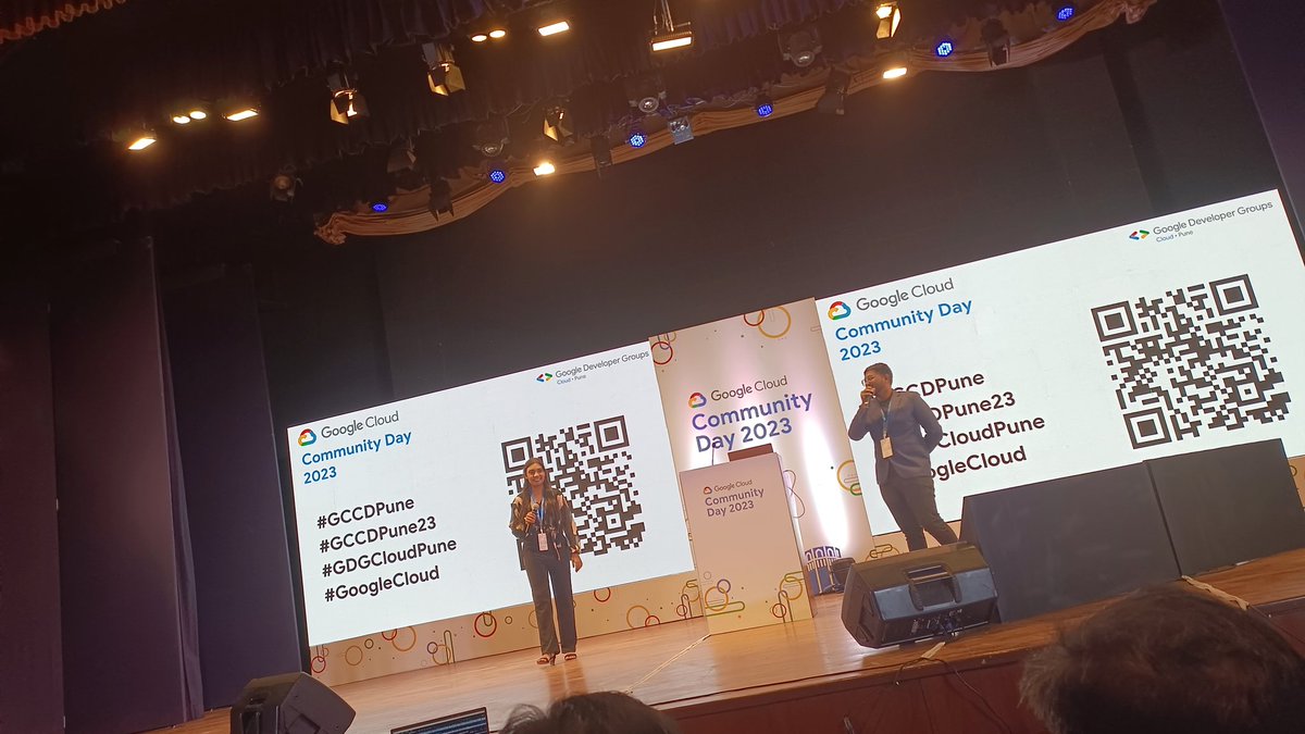 SriChai50891192's tweet photo. Wow! 
Moment of Enthusiasm 🎉🎉🔥

Introduced with Organisers of GOOGLE CLOUD COMMUNITY DAY 
#GCCDPune

#GCCDPune23

#GDGCloudPune

#GoogleCloud https://t.co/Drx3MdEl0E