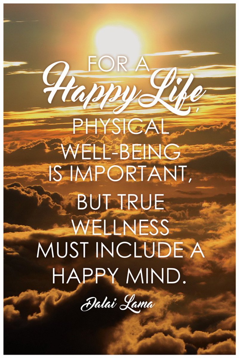 For A Happy Life, Physical Well Being Is Important,
But True Wellness Must Include A Happy Mind. #JoyTrain #Lightupthelove #LUTL #Joy #Kjoys #Happy #Life #Physical #WellnessJourney #Important #Mindset #MentalHealthMatters #DaiaiLama