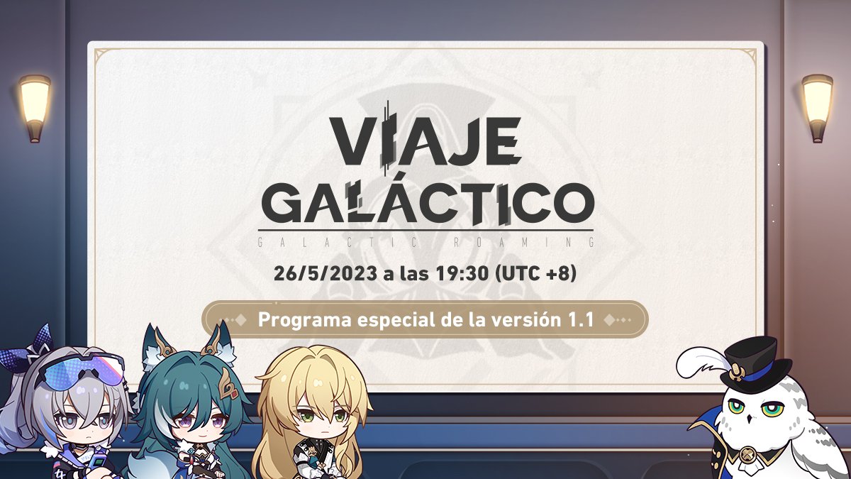 ✨NUEVOS CODIGOS DE HONKAI STAR RAIL

Les dejo los códigos que aparecieron el día de hoy en el Programa especial de «Viaje galáctico» en #honkaistarrail 

CODIGOS:
CS75WMP976AK
ZTPTNMTX8LUF
8A6T6LBFQ4D3
DB7A64BW8LC7

⚠️ Caducan el 28 de este mes!

#HonkaiStarRailth