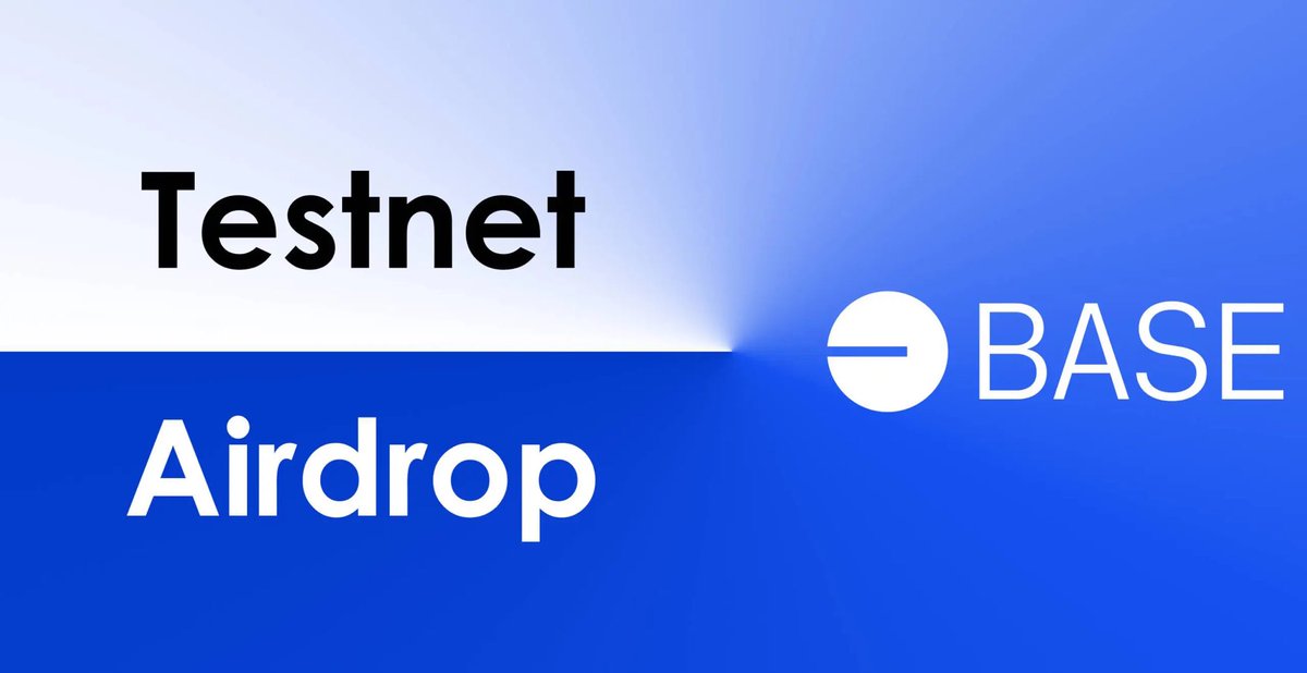 minhtrinomadic's tweet image. HƯỚNG DẪN SĂN AIRDROP DỰ ÁN BASE 🔵

BASE là dự án layer 2 được sự hỗ trợ bởi Coinbase và Optimism, $BASE sẽ có cơ hội dự án airdrop lớn nhất trong năm nay.

🗒 Chi phí: 0 đ 
💸Reward : $10000+
⏱: 20 min

THẤY HAY RETWEET LƯU LẠI LÀM NHA AE.