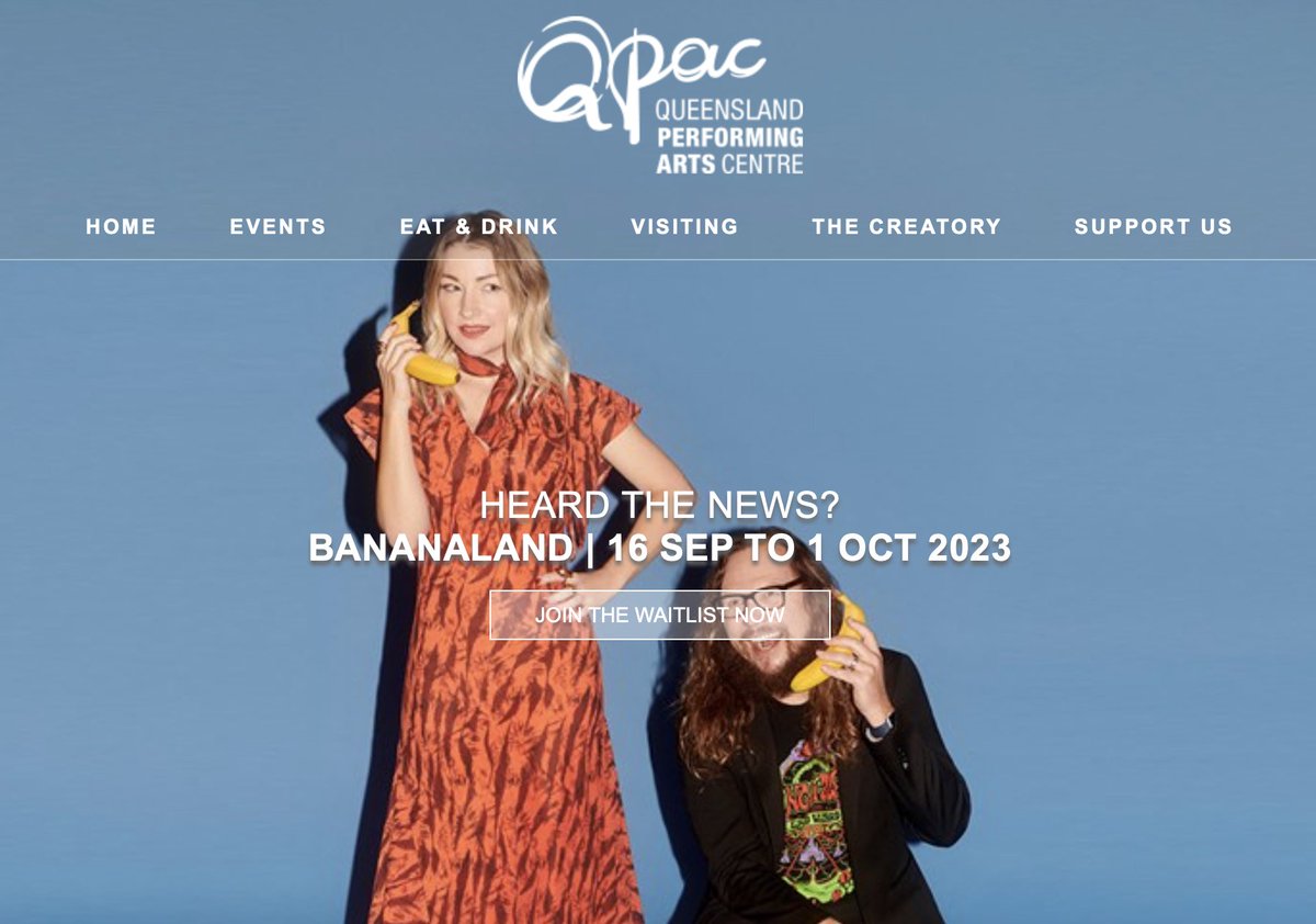 What’s all this then? 🍌 Head to the @QPAC website to get a sneak preview. More info coming Monday. qpac.com.au