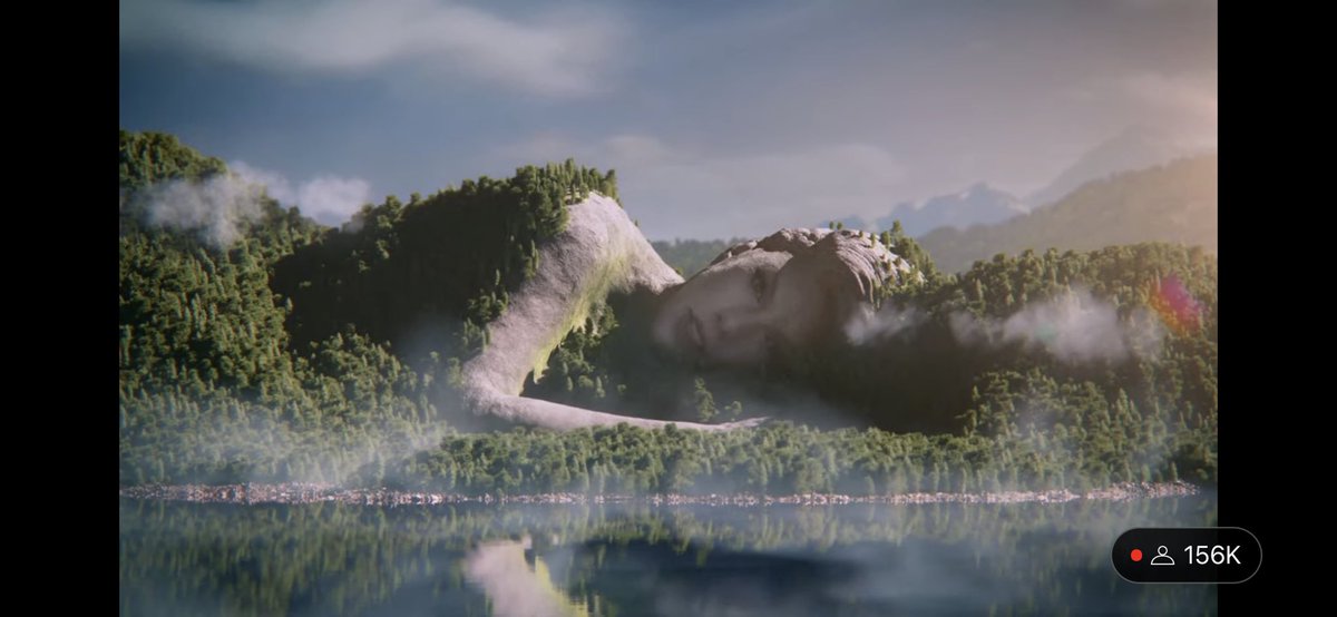 DanaBrigoli's tweet image. This part feels like taken the concept of Te Fiti from Moana?!?! Omg, Taylor 😭🥺⛰️ #KarmaMusicVideo