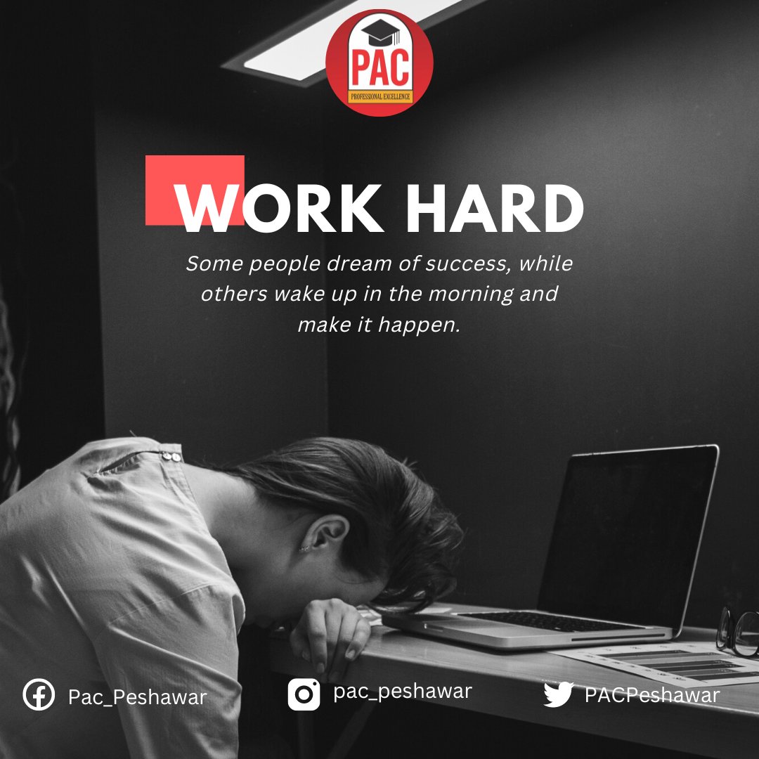 Wake up & Work Hard!

#CAPakistan #CharteredAccountant #AccountingAndFinance  #CAPakistan #CharteredAccountant #AccountingAndFinance #LanguageOfSuccess #pacpeshawar #PAC #ACCA #ThinkAhead #ACCAGlobal #AFD #IFAC #ICAP #CA #CAF #PRC