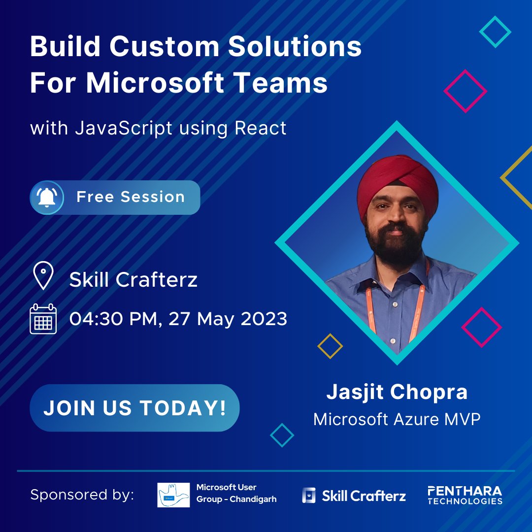 Penthara's tweet image. Get ready to level up your knowledge!
Attend today&apos;s session and learn from industry experts.

Registration Link: ow.ly/mYwT50OxFAS

#MicrosoftTeams #freesession #mugu #joinus #sharingforcaring #mvp #pentharagalaxy #skillcrafter