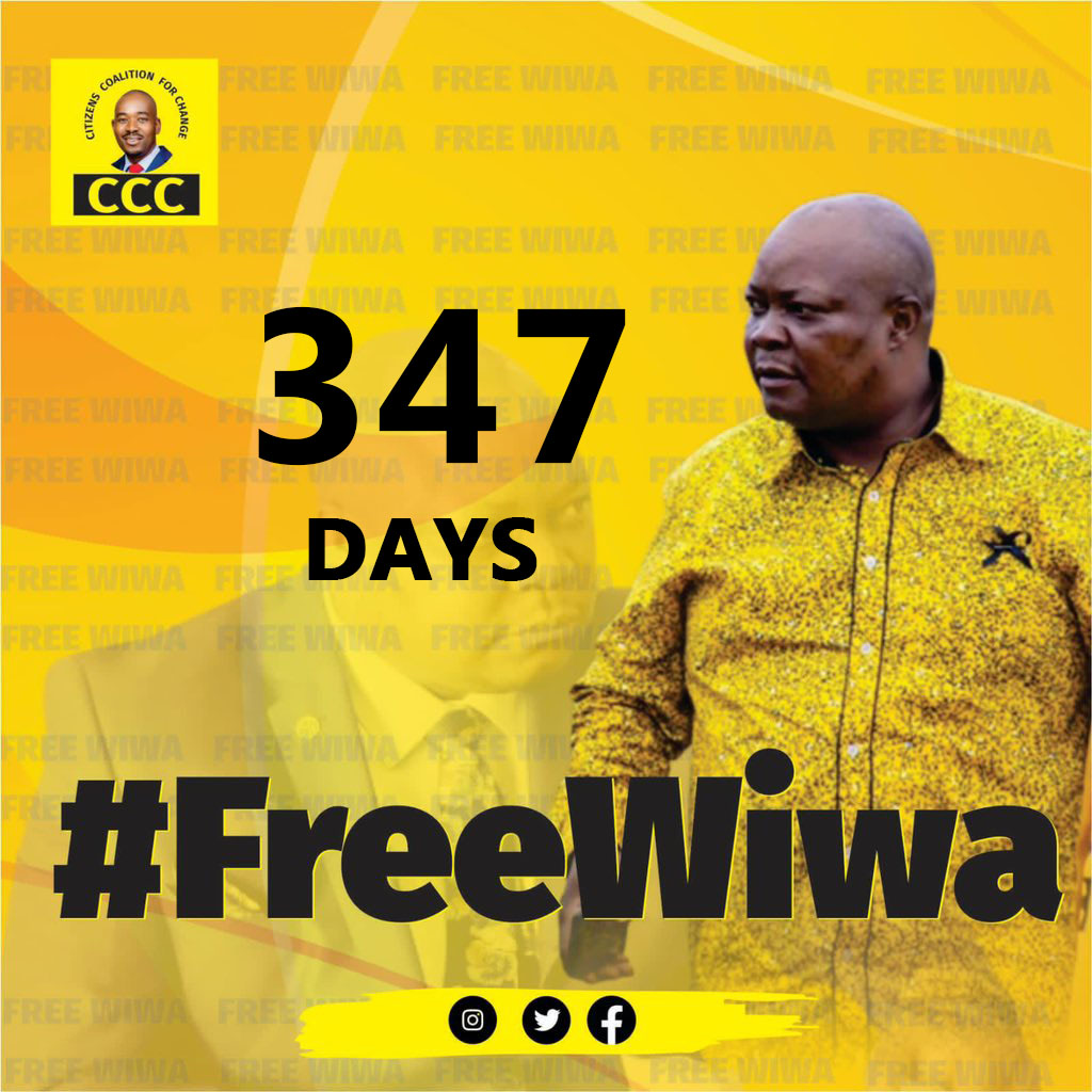 #NewProfilePic

Daily Reminder 

#Saturday 27 May 2023, Job Sikhala in Prison thus is persecution by prosecution. #Freewiwa is a political prisoner 

RETWEET RETWEET RETWEET