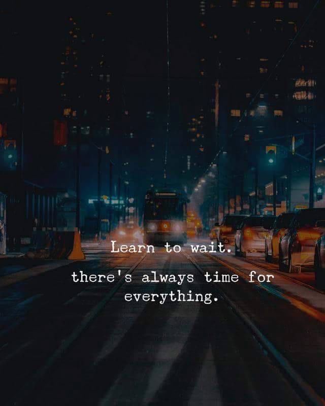 asmaneeka's tweet image. #learntowait