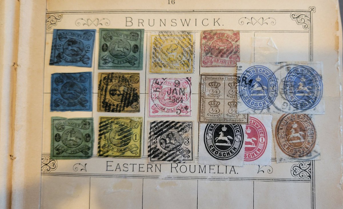 Part of a collection our club purchased to offer members. Looking forward to learning more about these Brunswick stamps.